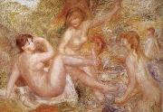 Pierre Renoir Variation of The Bather Sweden oil painting artist